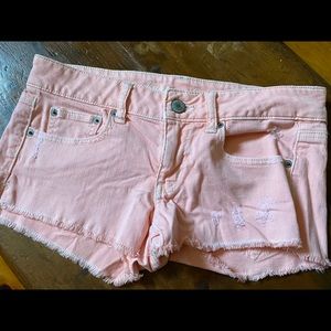 American eagle low rise denim shorts